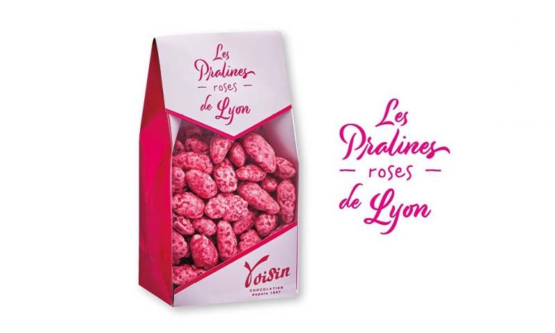 [NOEL2021164] Autour de la Praline de Lyon - VOISIN (060944 Pochette pralines de Lyon - 250g)