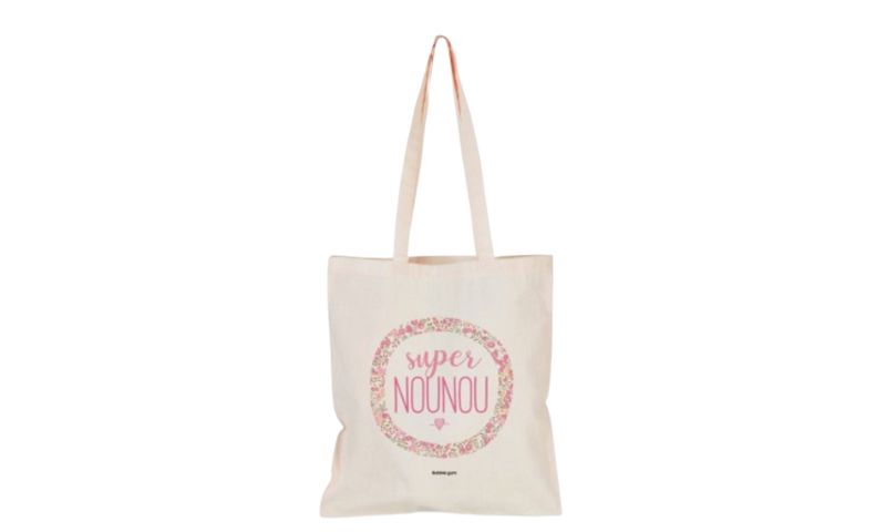 [220609_4802] Tote bag maîtresse/nounou (Tote bag "Maîtresse en vacances")